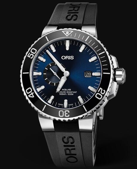 Oris Aquis Small Second Date 45.5mm 01 743 7733 4135-07 4 24 64EB Replica Watch